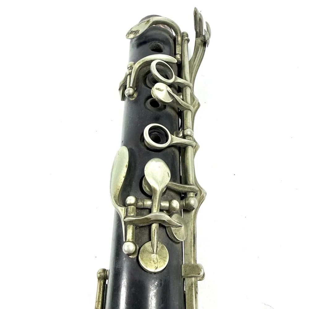 Vintage Amati Kraslice Wood Clarinet Czechoslovakia Nickel Keys‎ Untested